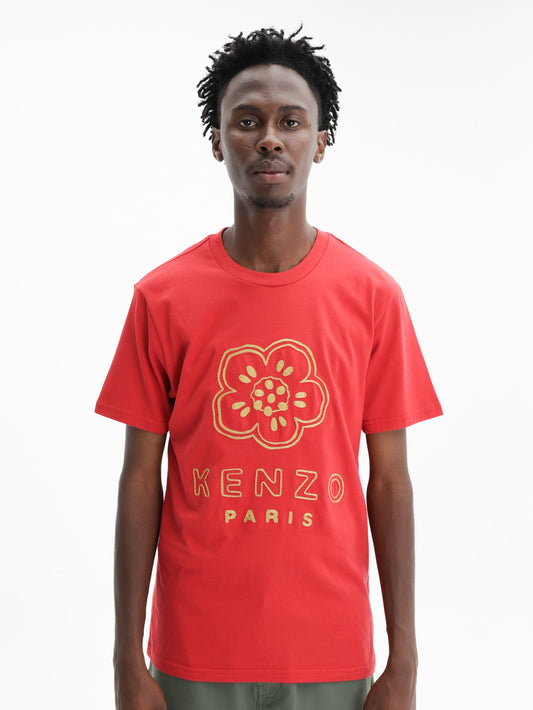 Kenzo T-Shirt Boke Flower Slim Cherry