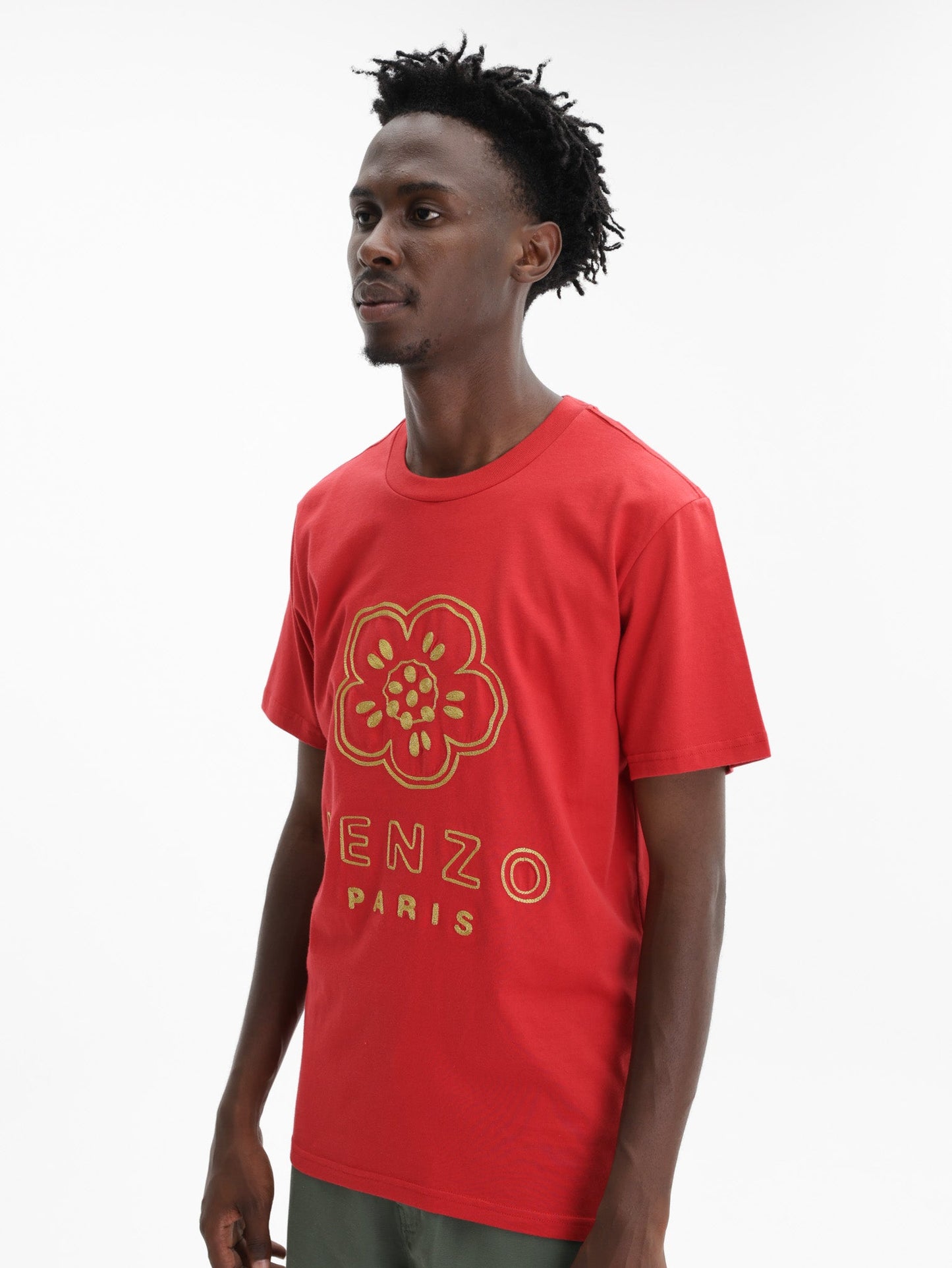 Kenzo T-Shirt Boke Flower Slim Cherry