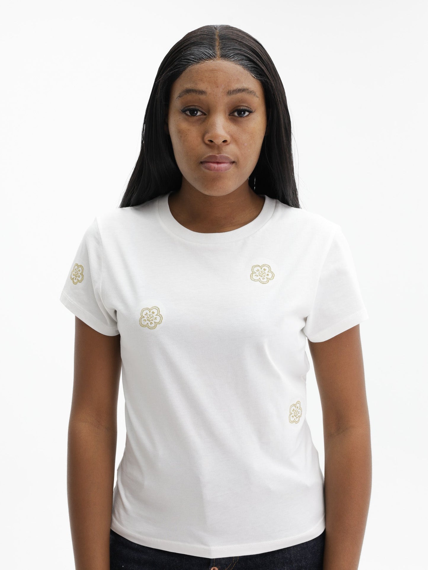 Kenzo T-Shirt Multi Boke Flower Off White