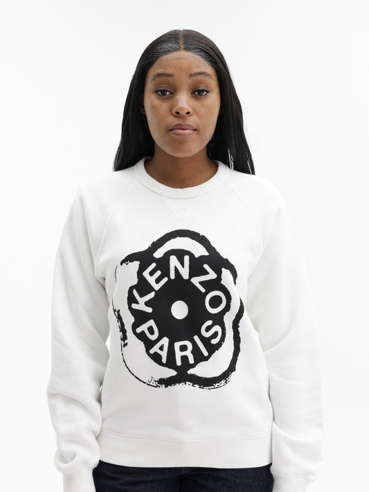 Kenzo Sweatshirt  Knitted Cotton Off White