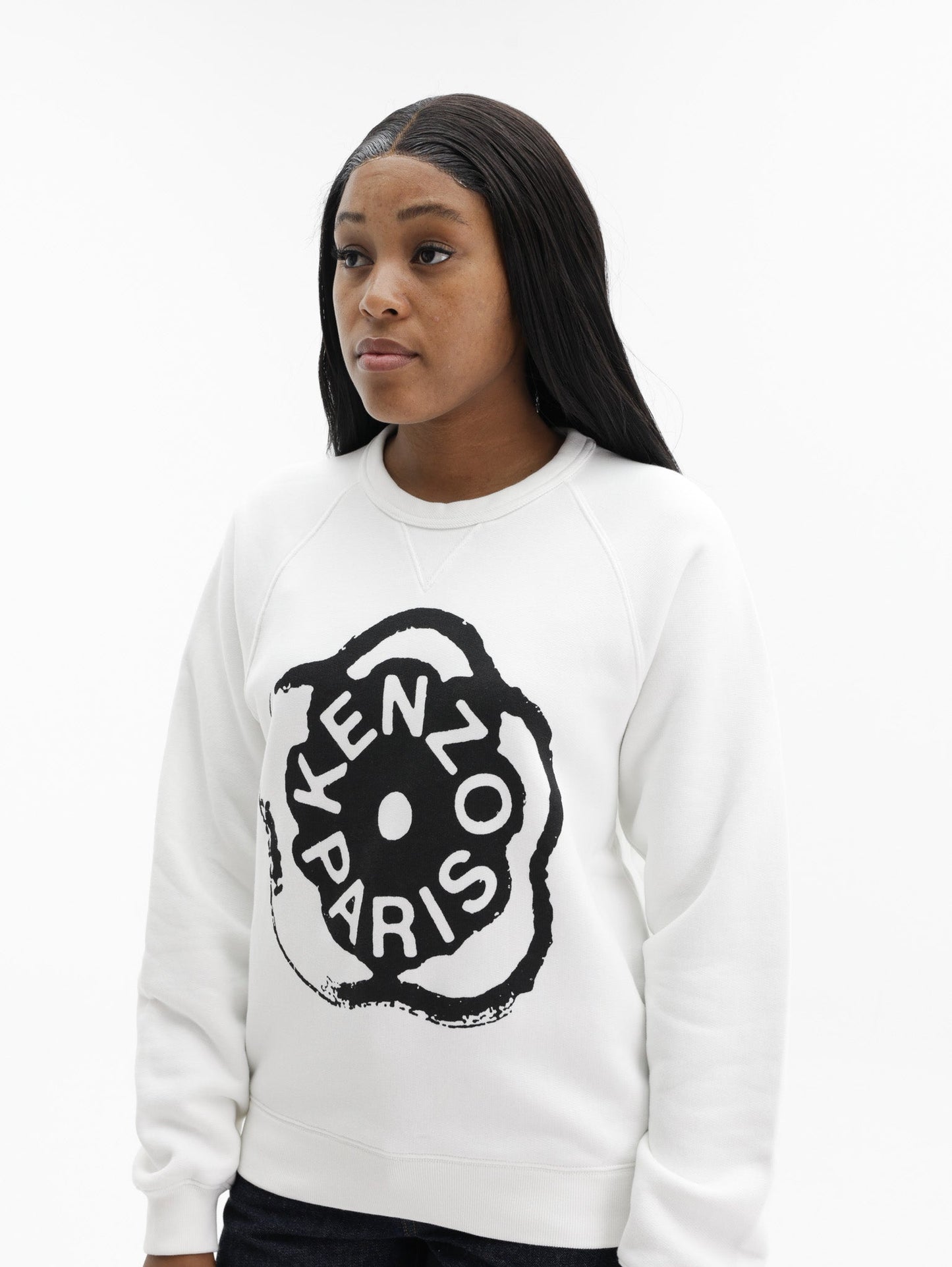 Kenzo Sweatshirt  Knitted Cotton Off White