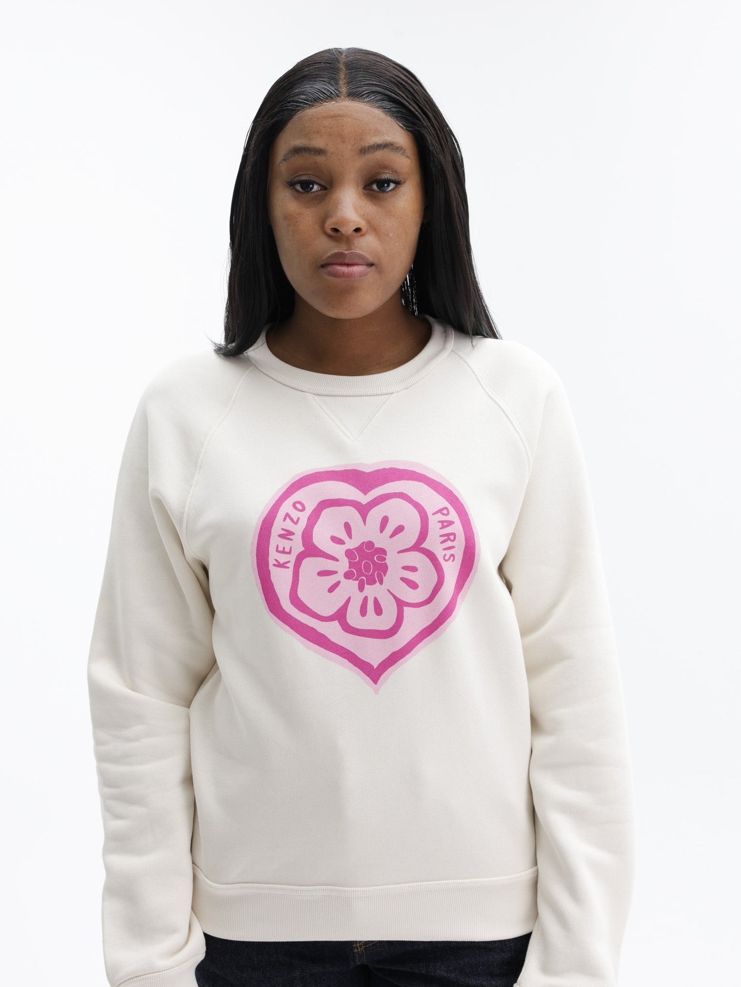 Kenzo Sweatshirt  Knitted Cotton Ecru