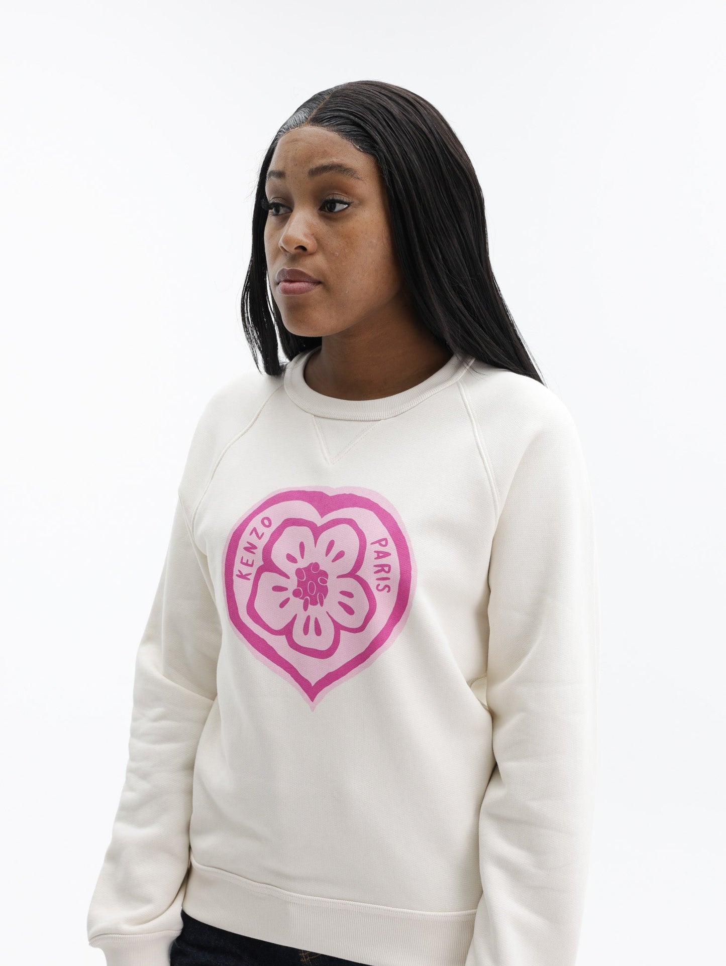 Kenzo Sweatshirt  Knitted Cotton Ecru
