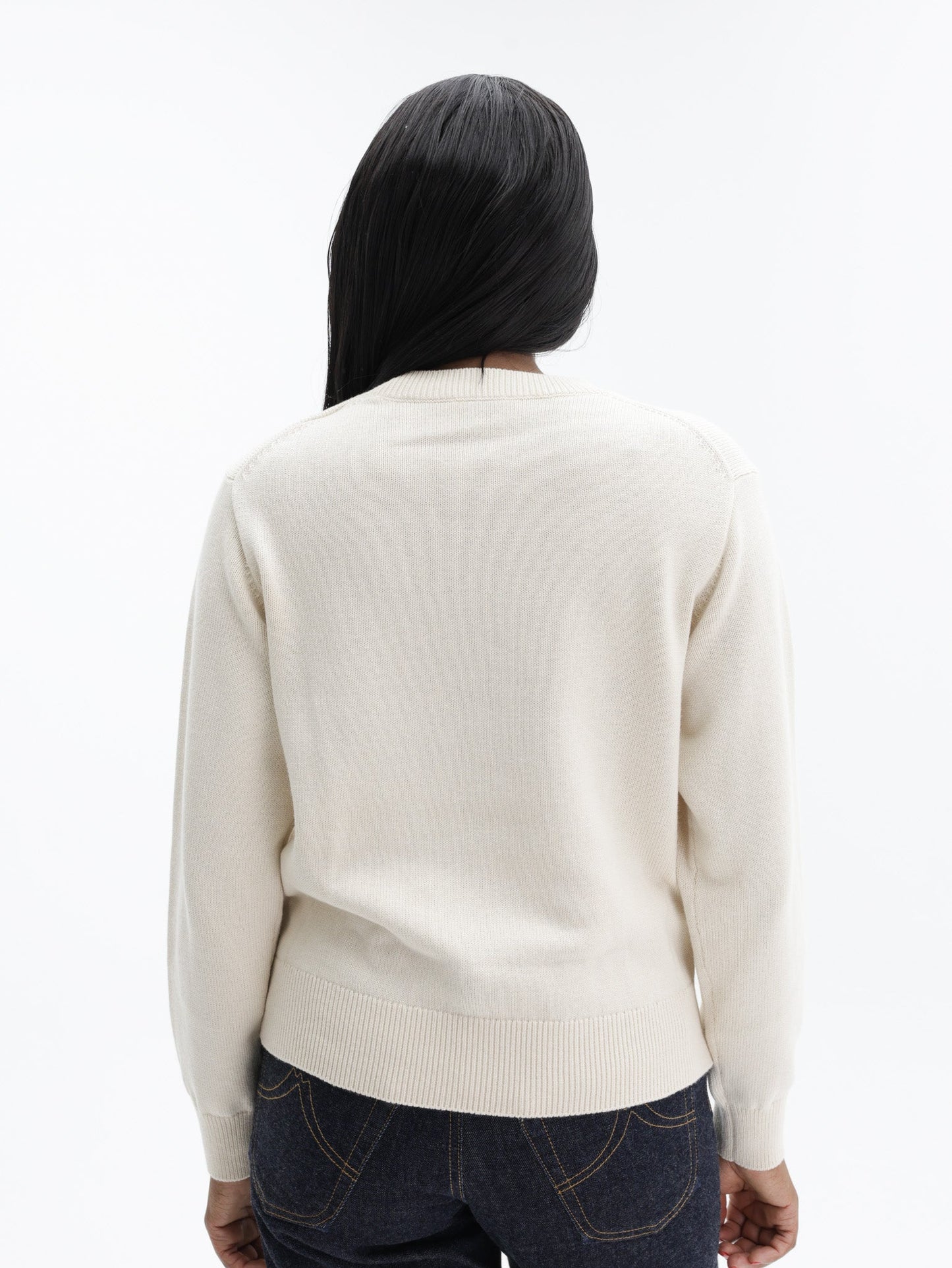 Kenzo Jumper Boke Heart  Ecru