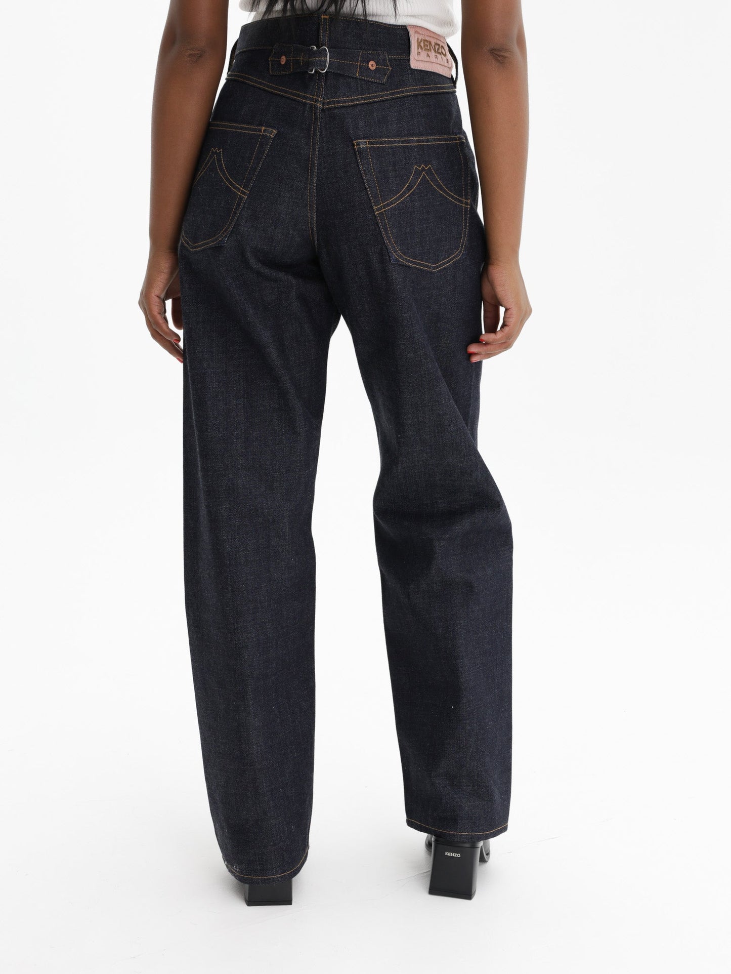 Kenzo Jeans Straight Leg  Blue