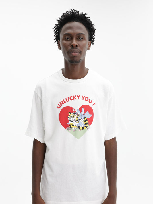 Kenzo T-Shirt Cartoon Embroidered Off White