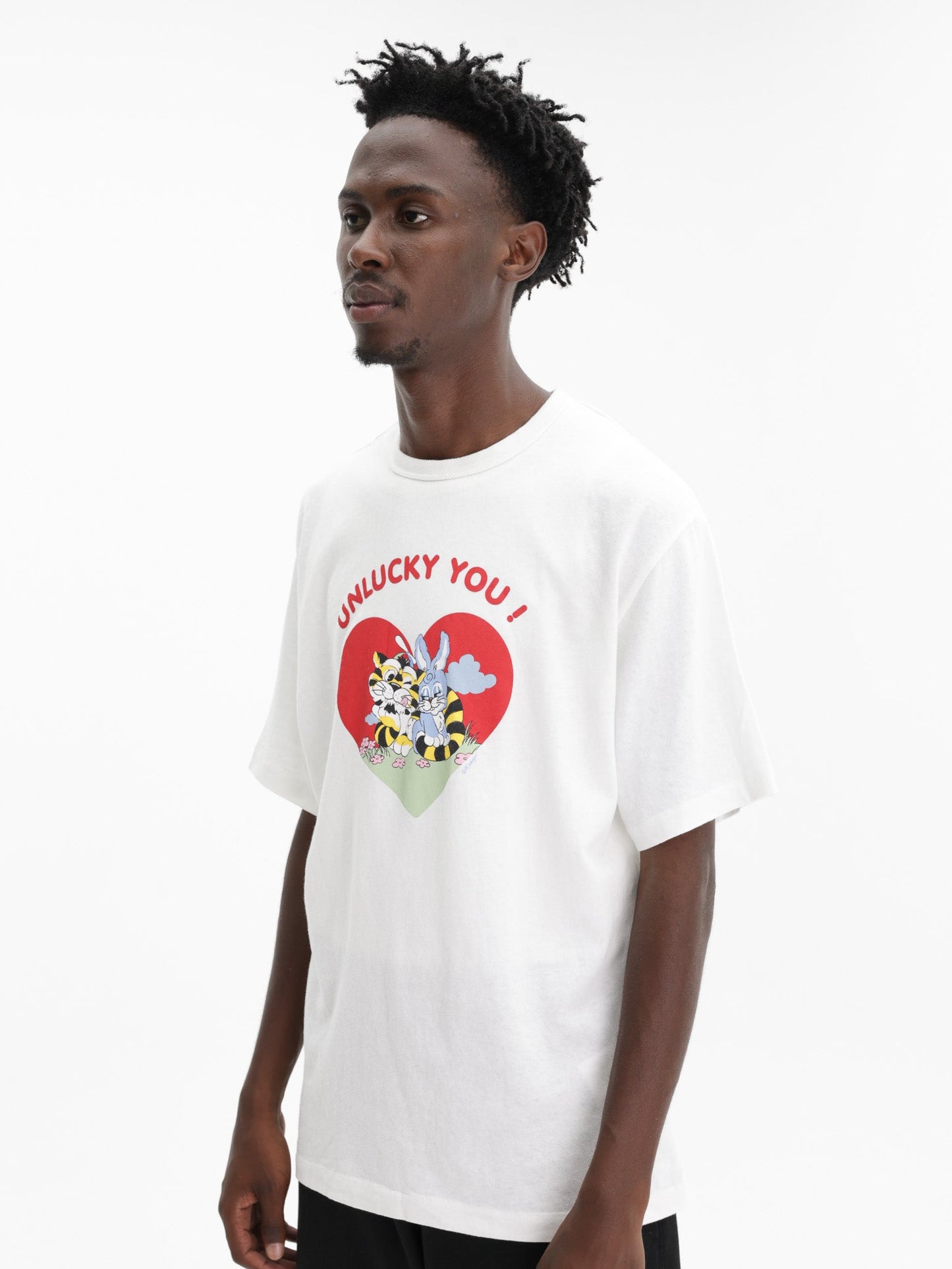 Kenzo T-Shirt Cartoon Embroidered Off White