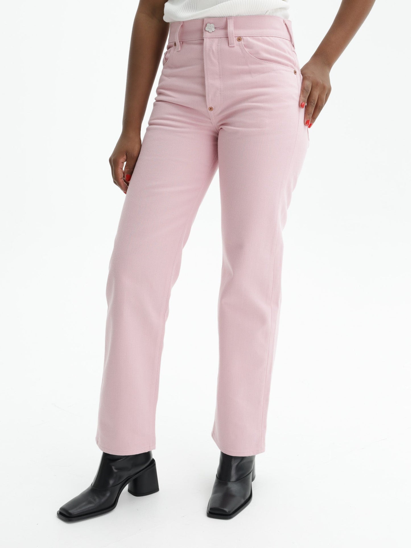 Kenzo Jeans Woven Denim Pink