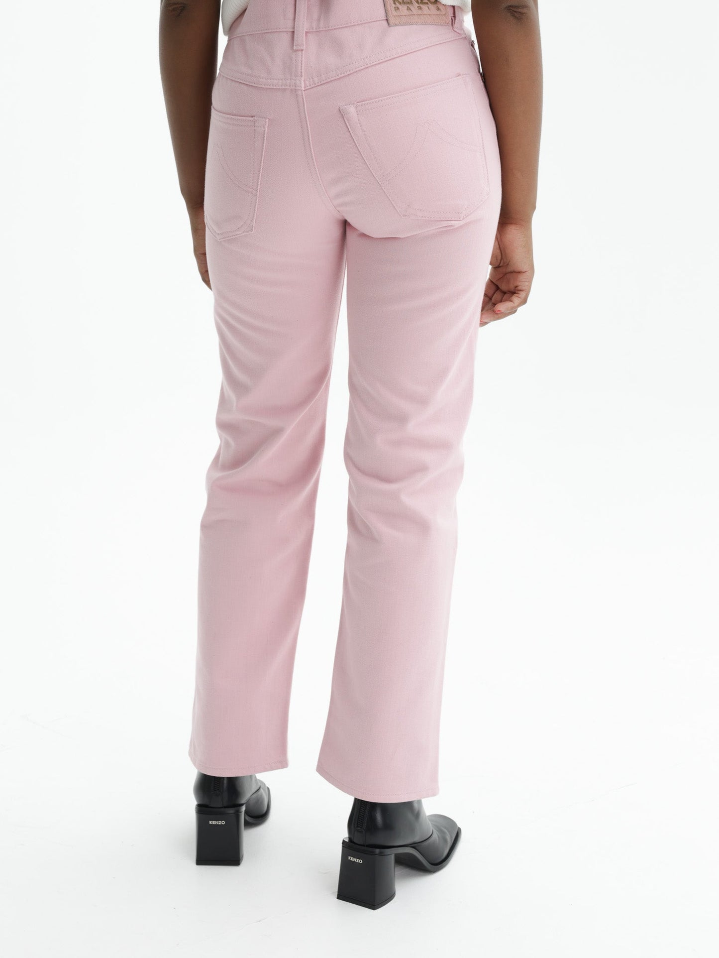 Kenzo Jeans Woven Denim Pink