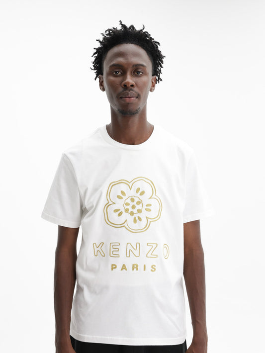 Kenzo T-Shirt Boke Flower Slim Off White
