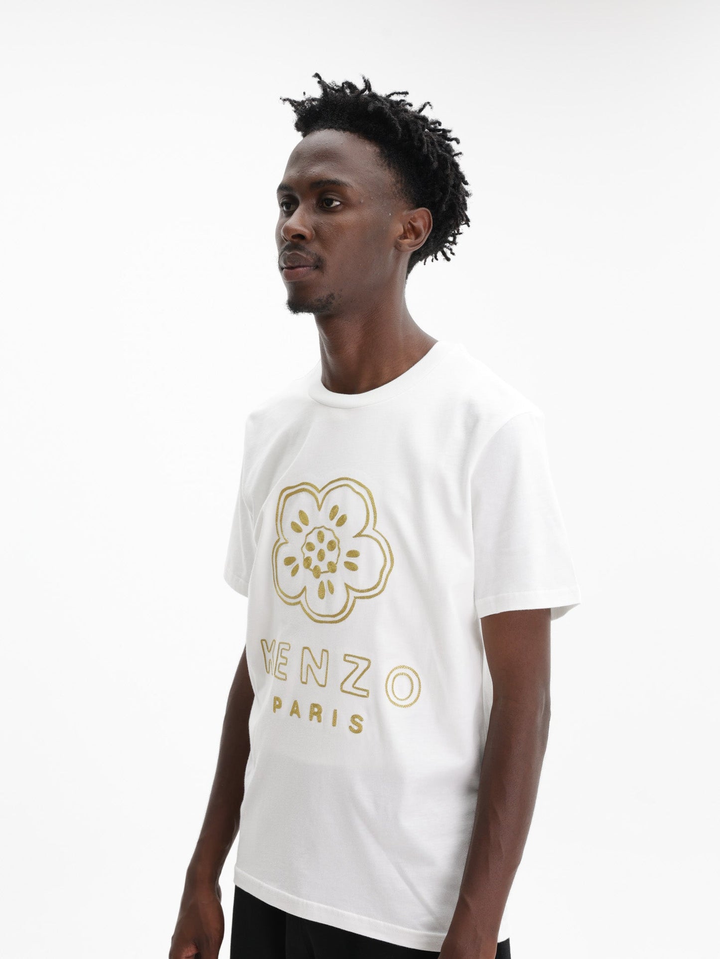 Kenzo T-Shirt Boke Flower Slim Off White