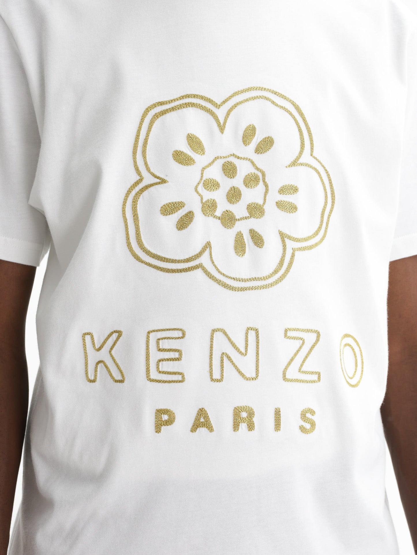 Kenzo T-Shirt Boke Flower Slim Off White
