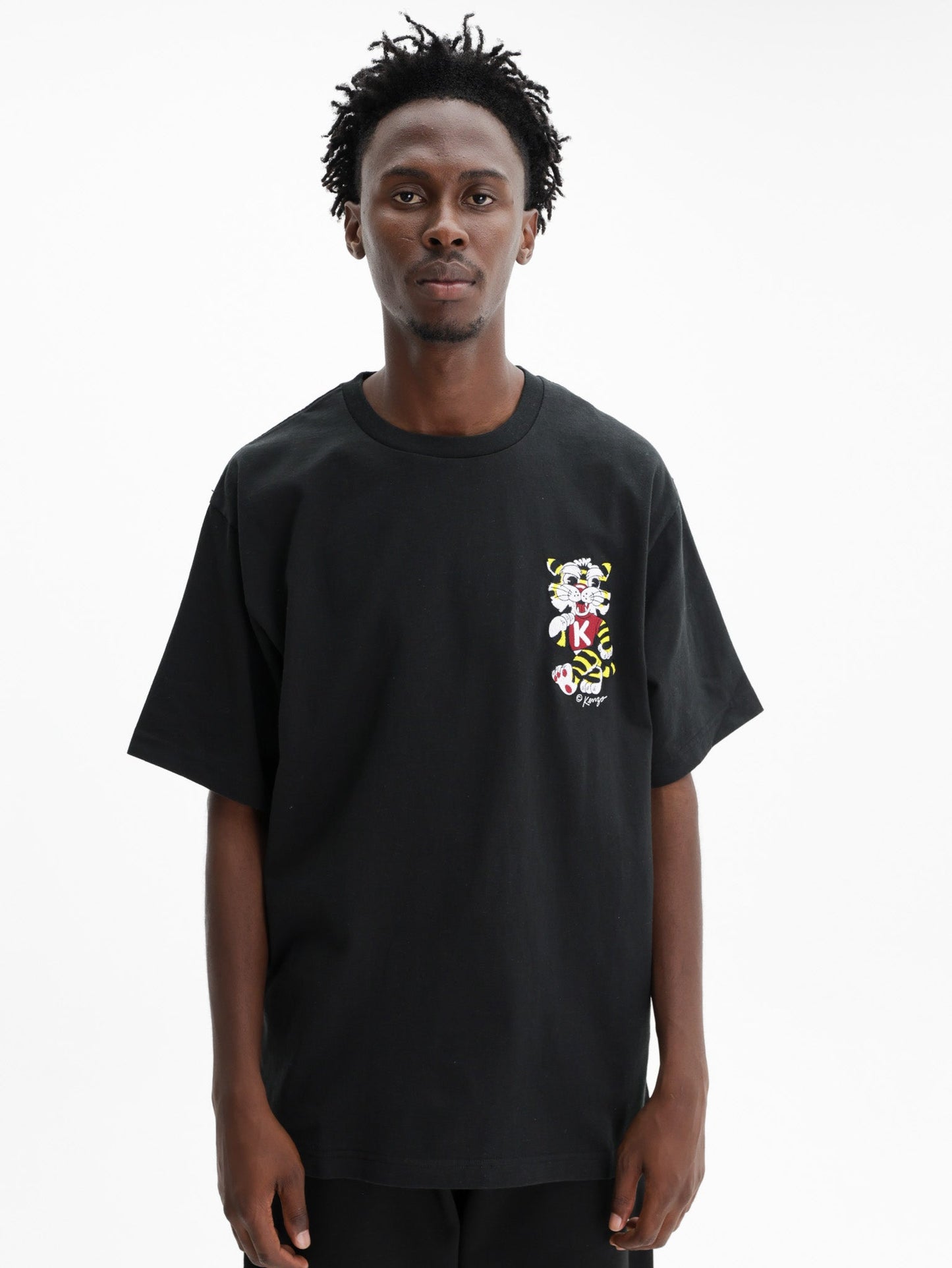 Kenzo T-Shirt Wild Tiger Oversized Black