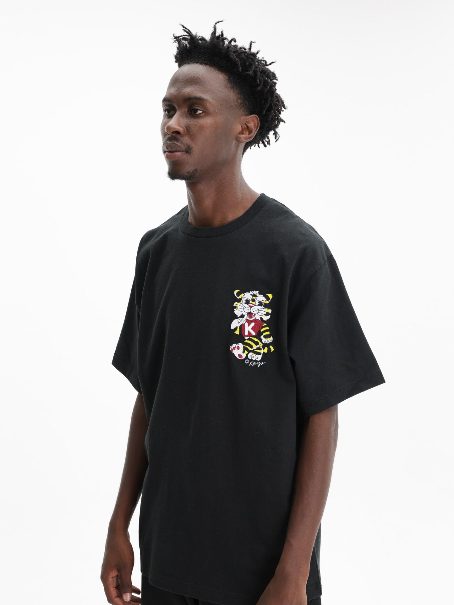 Kenzo T-Shirt Wild Tiger Oversized Black