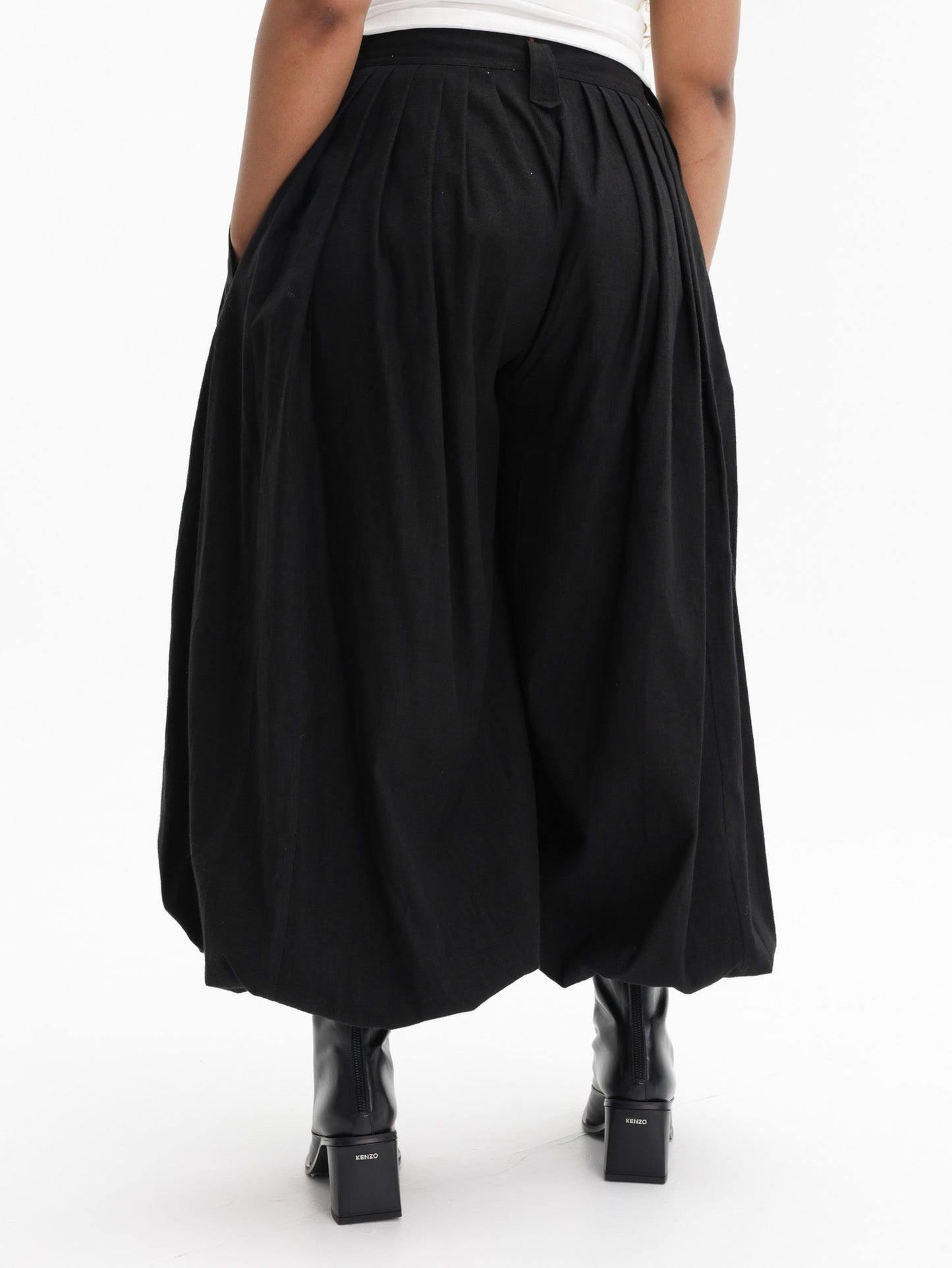 Kenzo Pants Woven Cotton Black