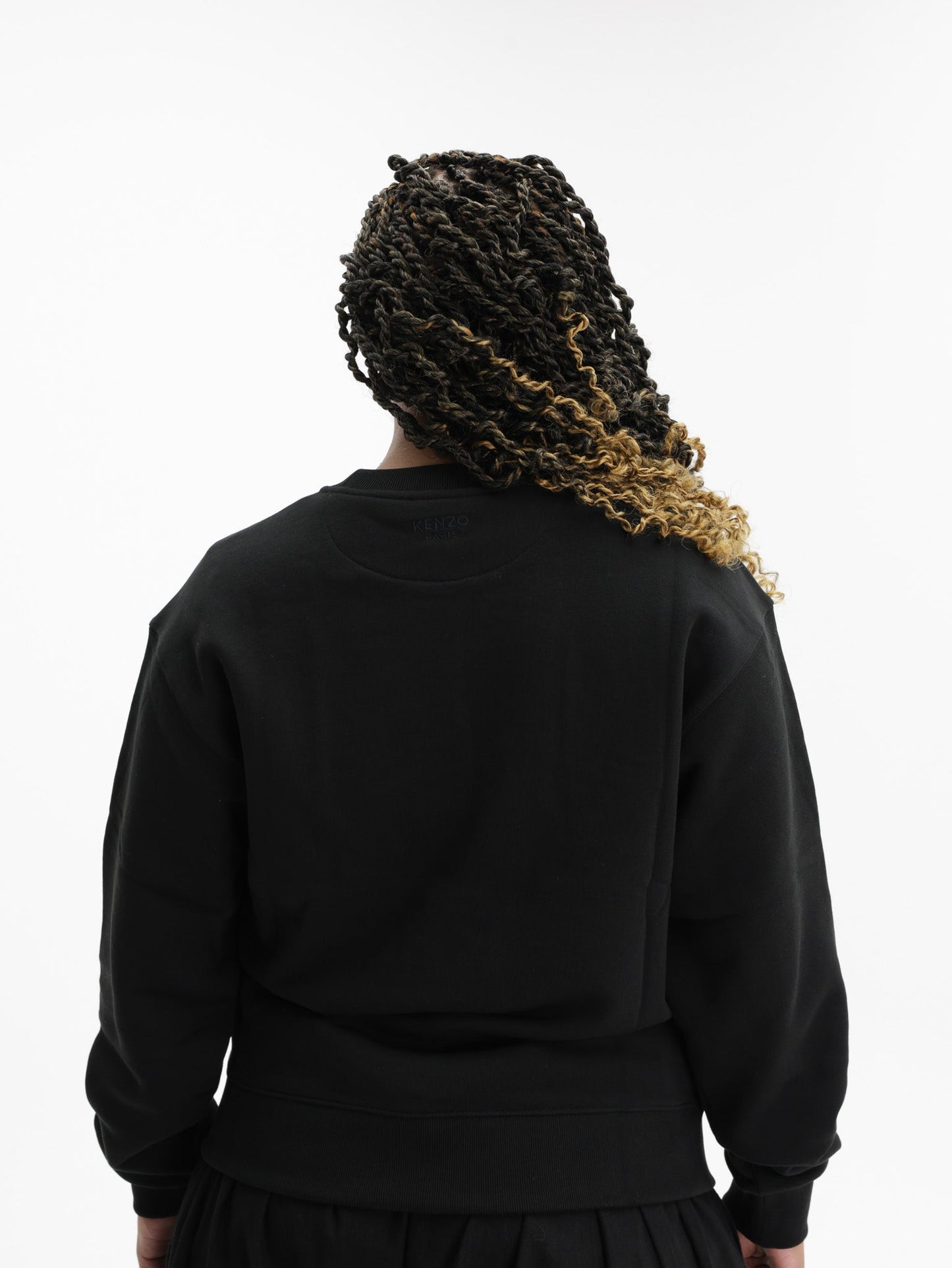 Kenzo Sweatshirt  Knitted Cotton Pullover Black