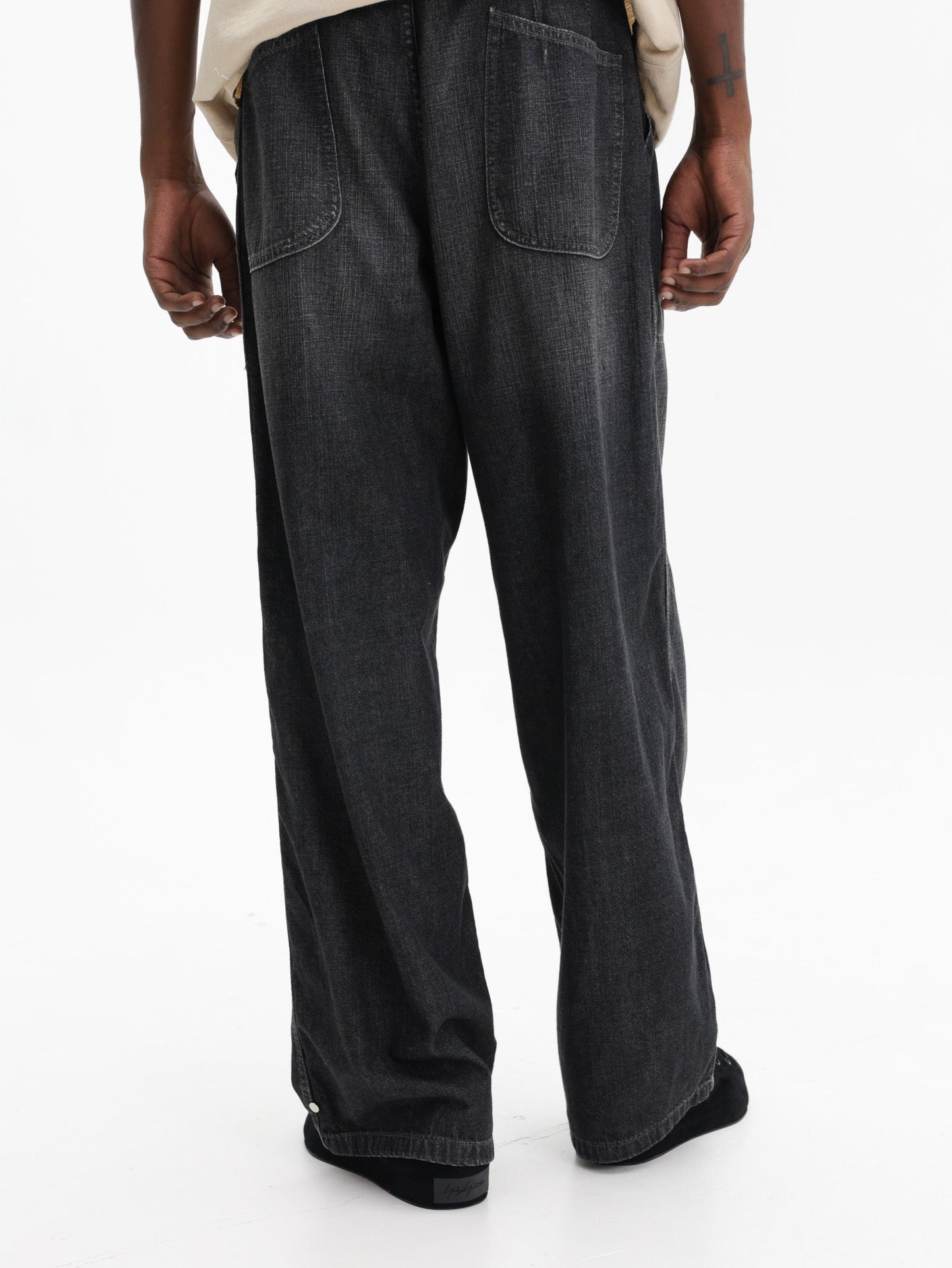 Maison Margiela Wide Leg Jeans Black