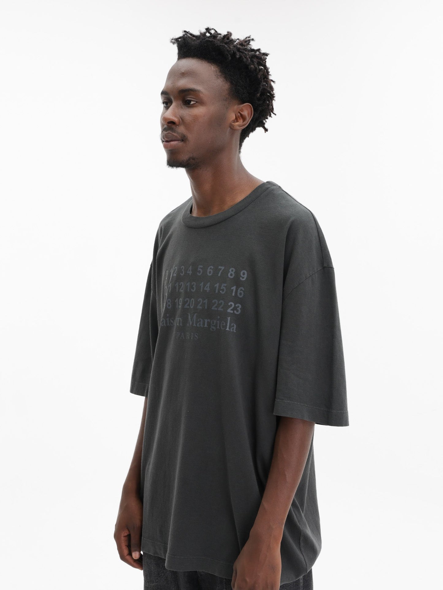 Maison Margiela Numerical Logo T-Shirt Washed Black