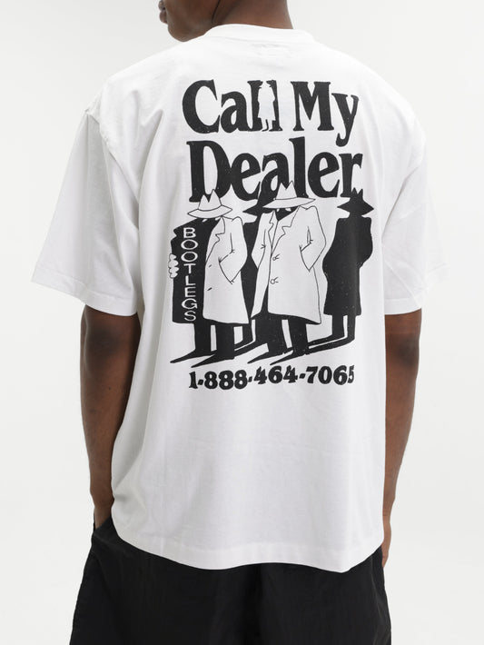 Market T-Shirt Call My Dealer White