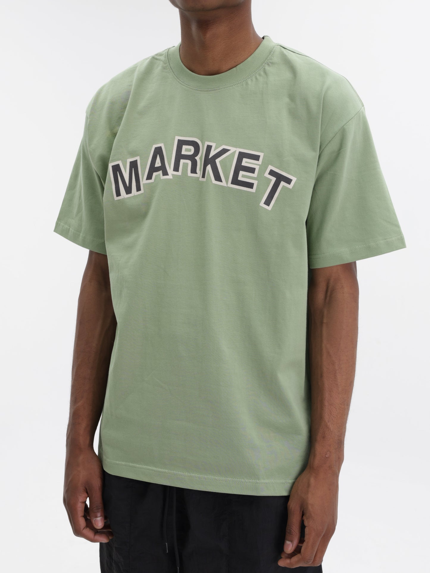 Market T-Shirt Community Garden Logo Basil