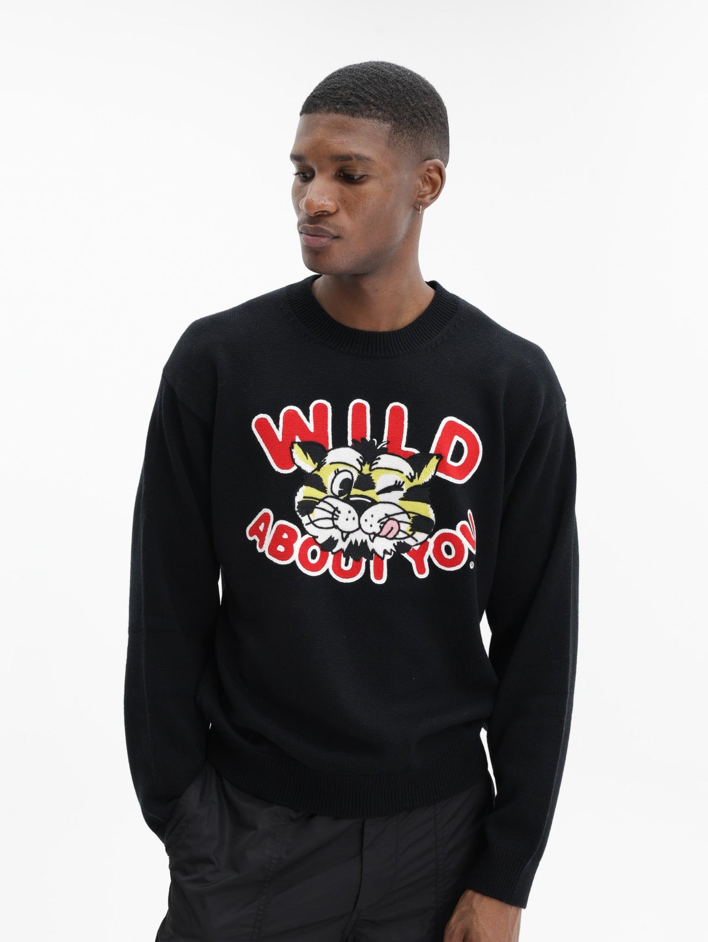 Kenzo Jumper Wild Tiger Wool Black