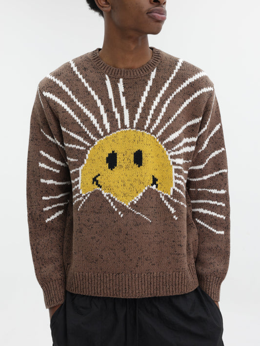 Market Sweater Smiley Sunrise Acorn