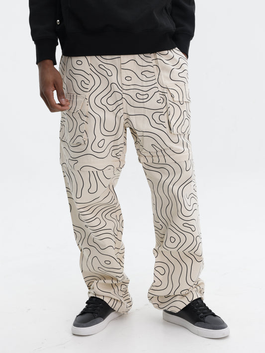 Market Pants Topo Moraine Ecru