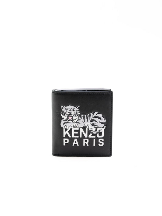 Kenzo Wallet Logo Black