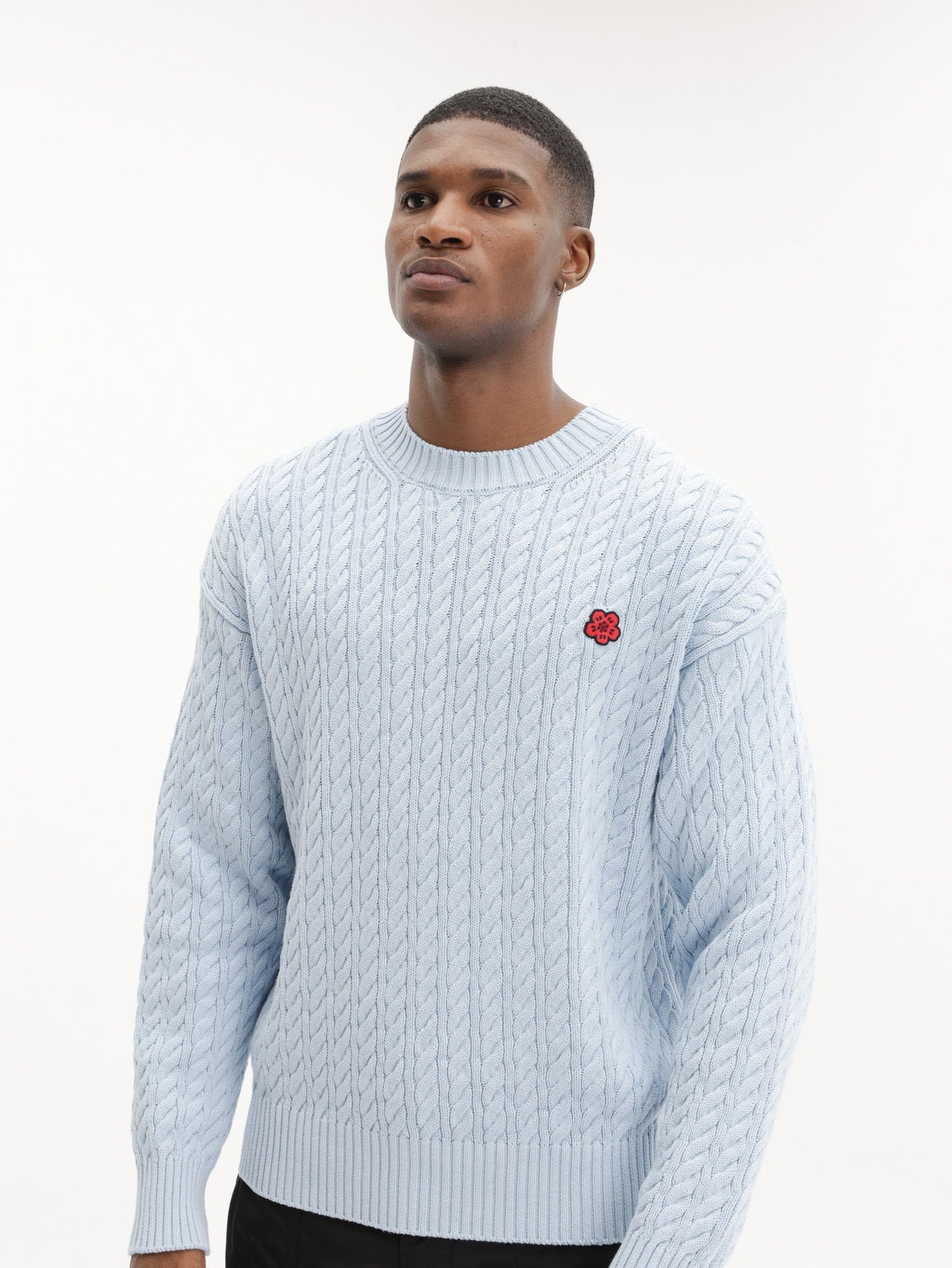 Kenzo Jumper Boke Flower Knit Glacier