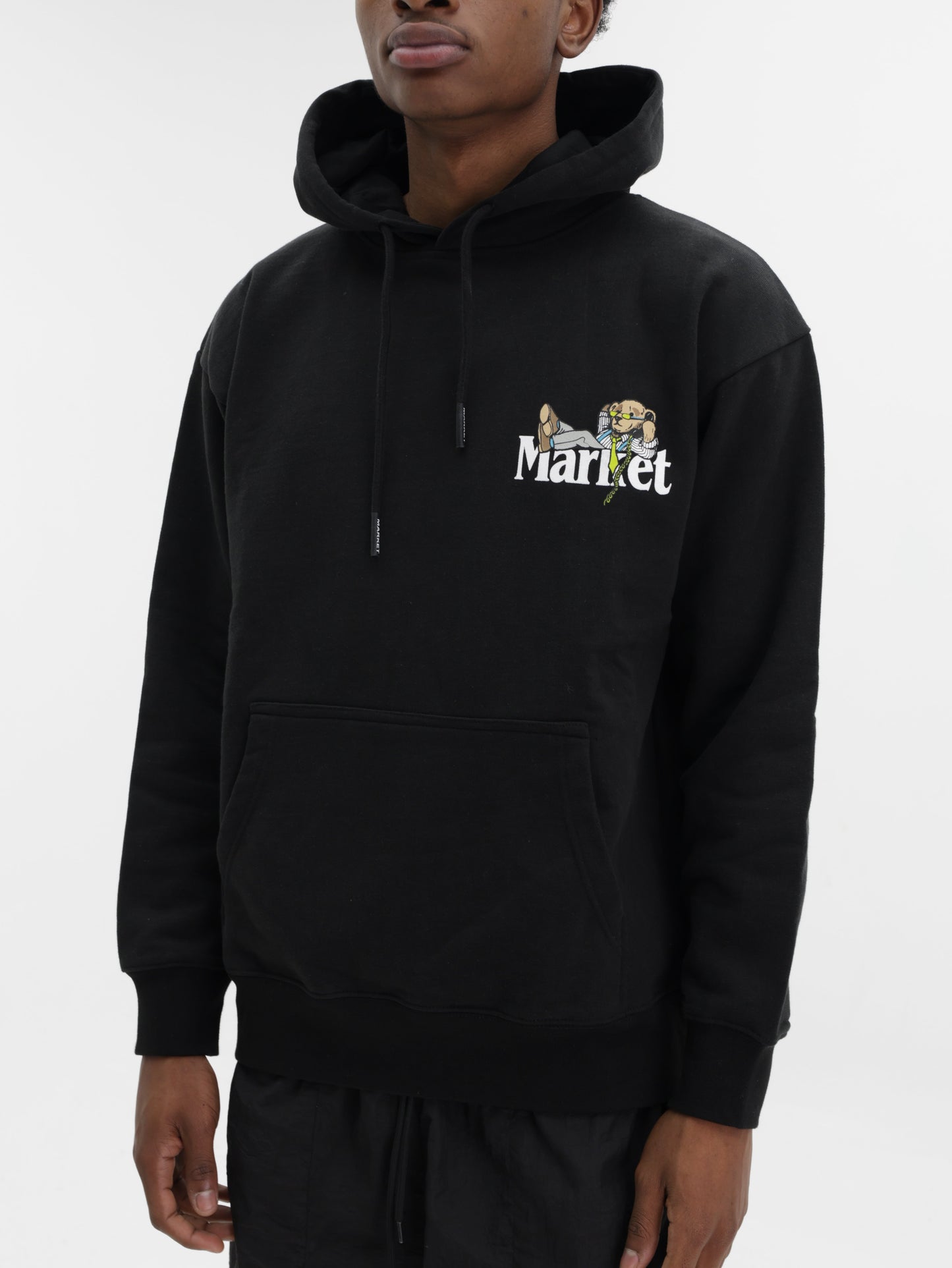 Market Hoodie Better Call Bear Black