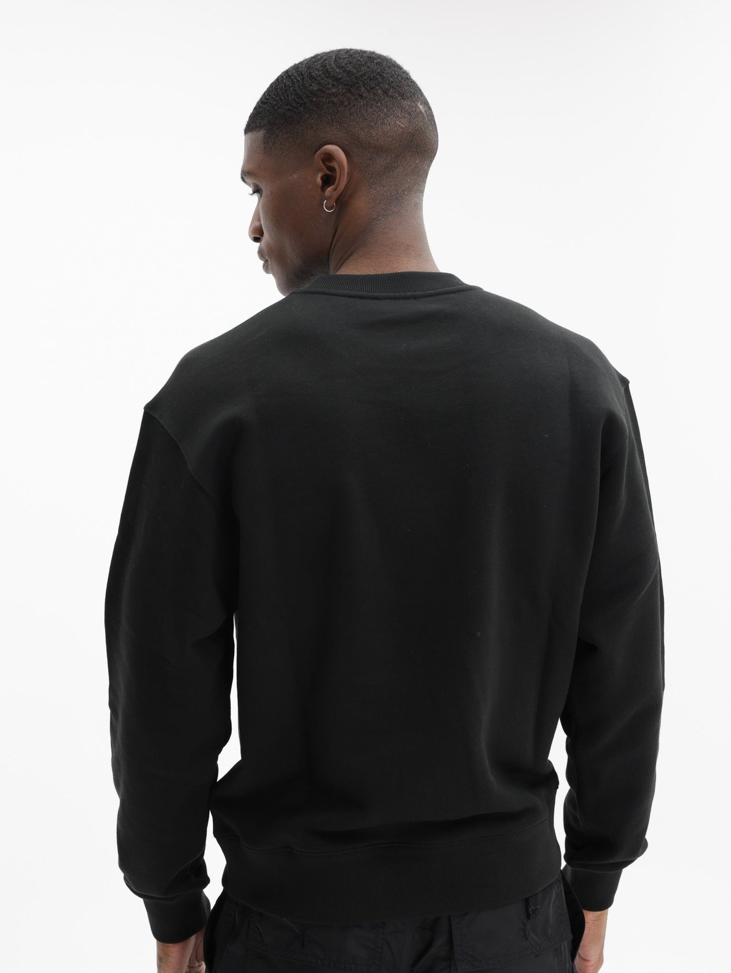 Kenzo Sweatshirt Knitted Cotton Pullover Black