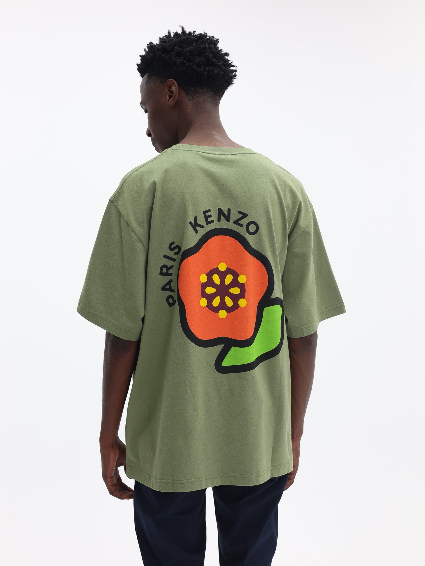 Kenzo T-Shirt Pop Oversized Olive