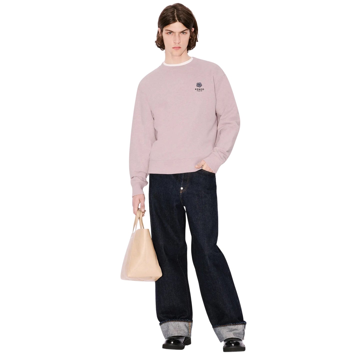 Kenzo Sweater Boke Flower Embroidered Rose