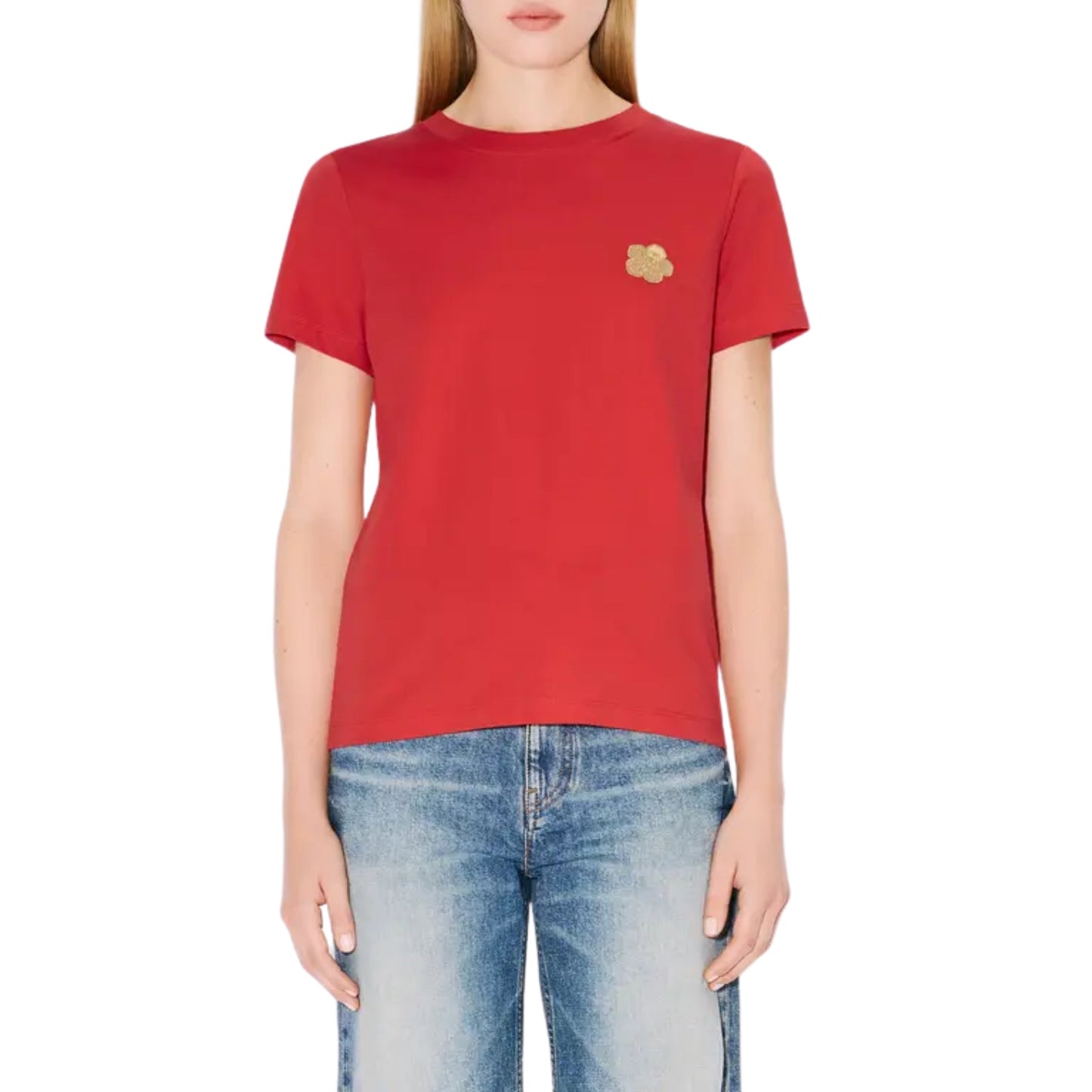 Kenzo T-Shirt Flower Red