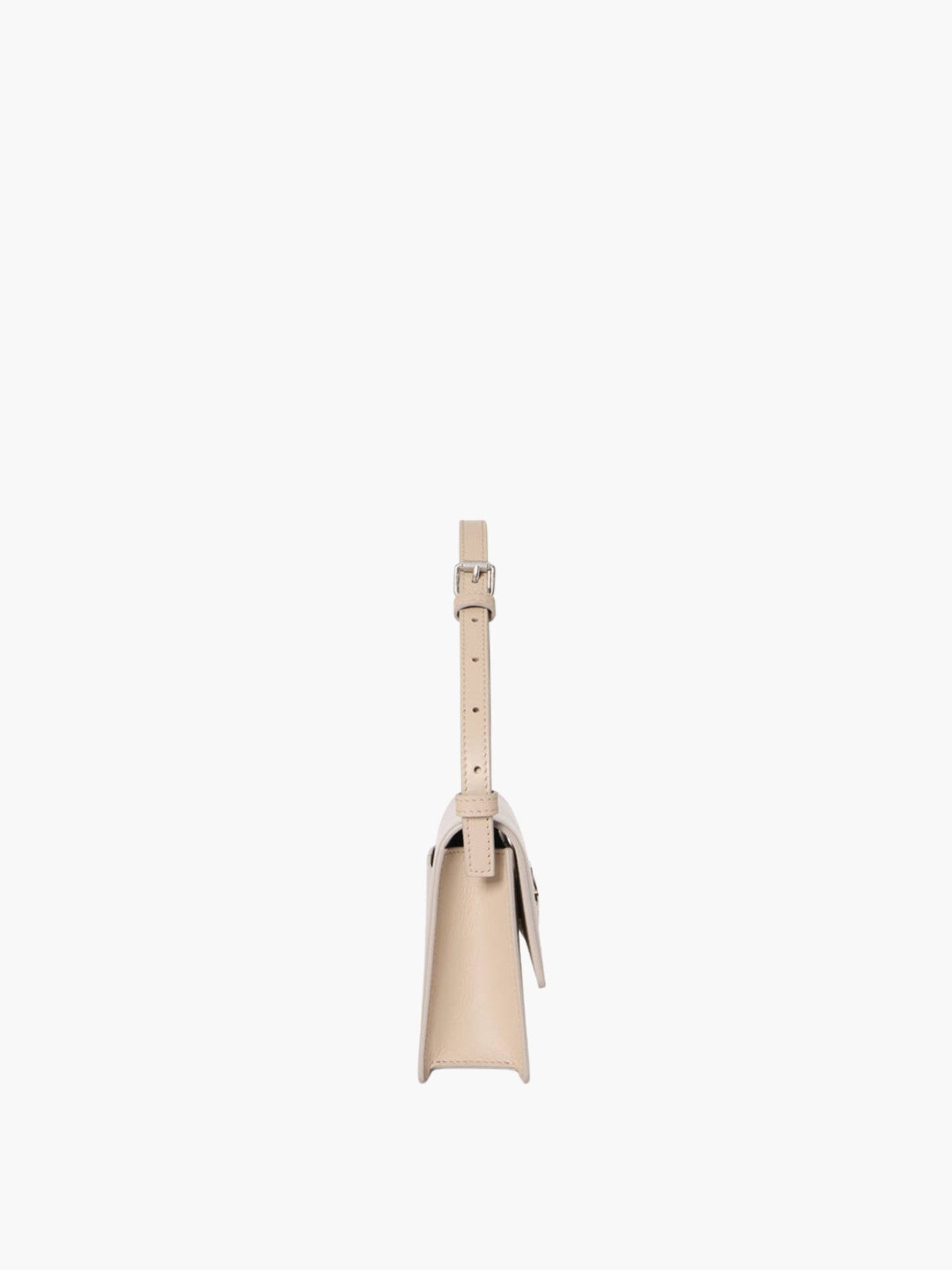 Off-White Bag Silver Logo Strap Beige