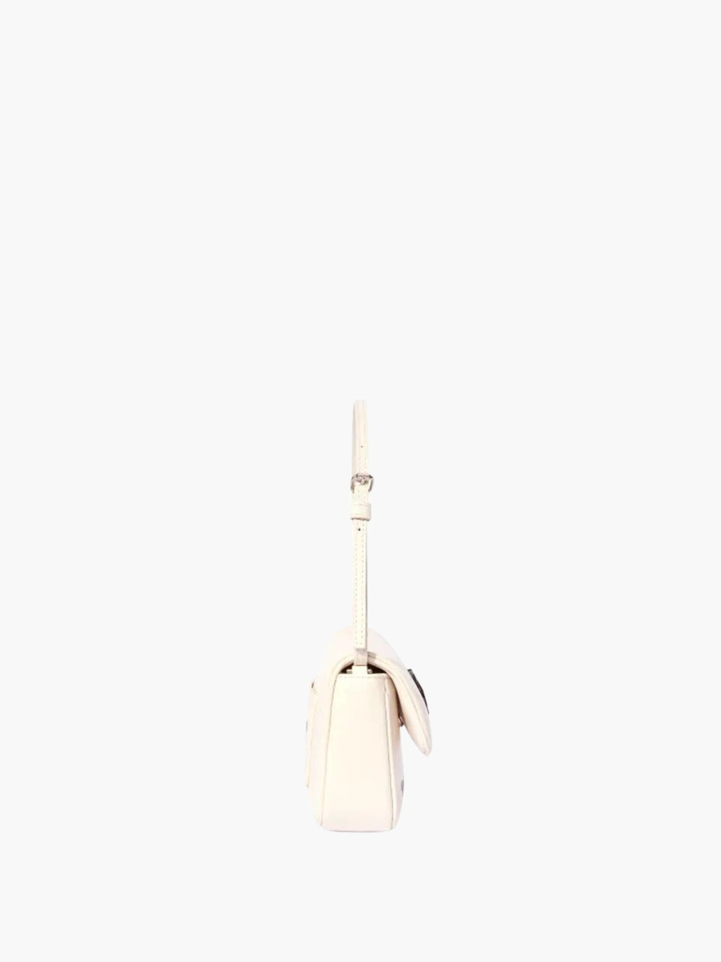 Off-White Bag Black Logo Strap Cream