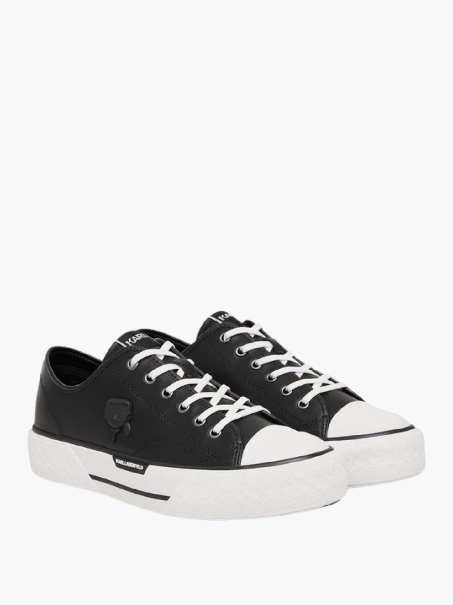 Karl Lagerfeld Sneaker  KL585 Kampus Max Iii Nft Relief Lo Lace Black Lthr