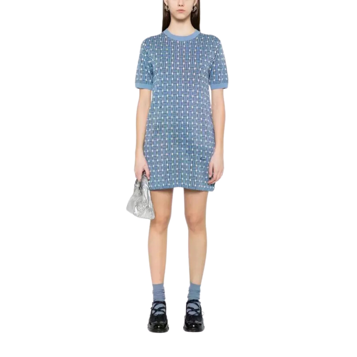 Kenzo T-Shirt Ladies Weave Long Blue