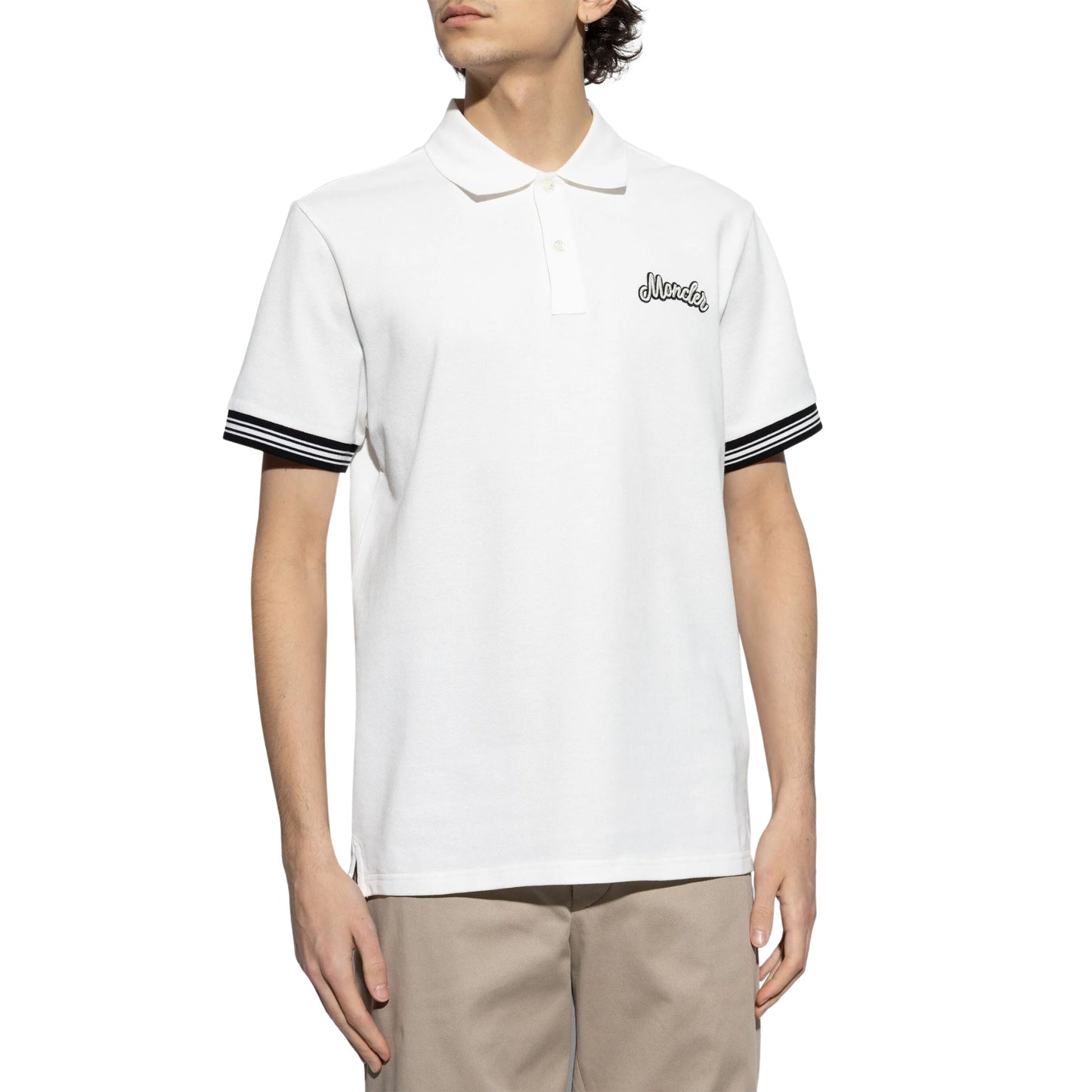 Moncler Golfer Logo White