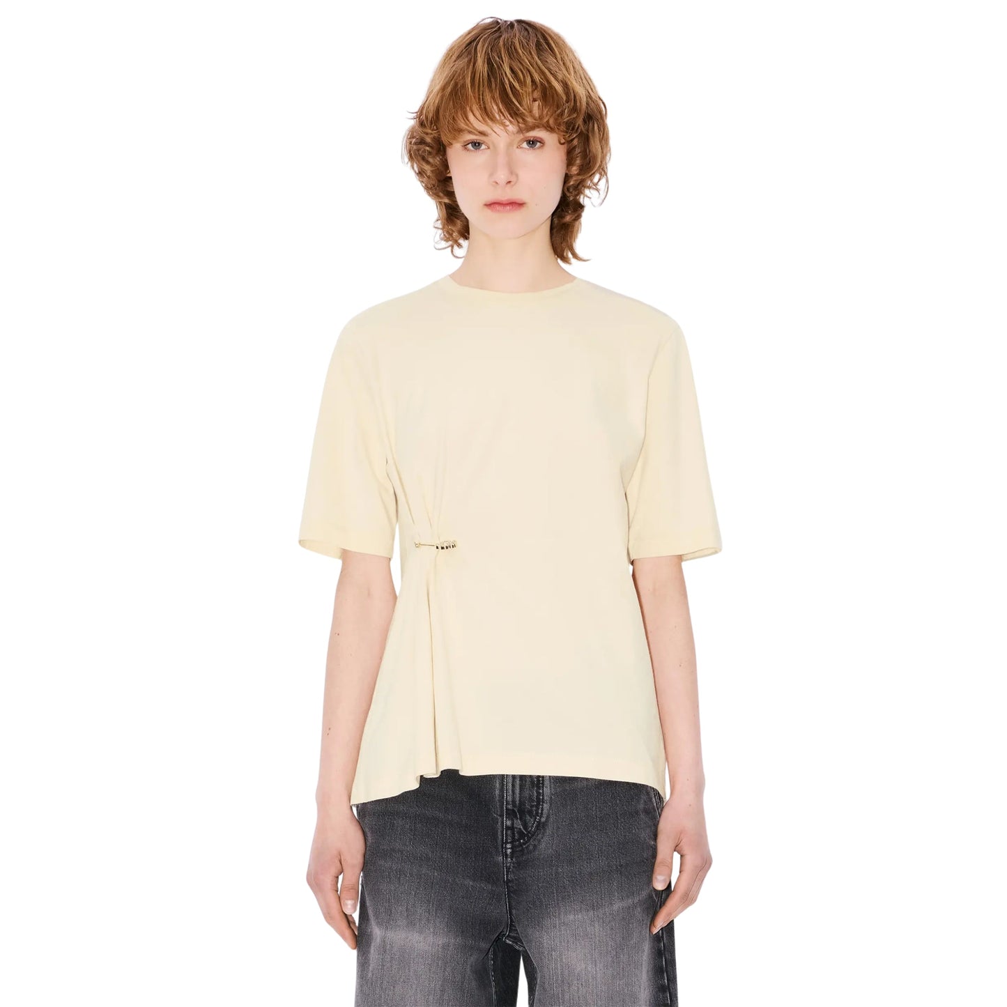 Kenzo T-Shirt Bf Pin Detail Cream
