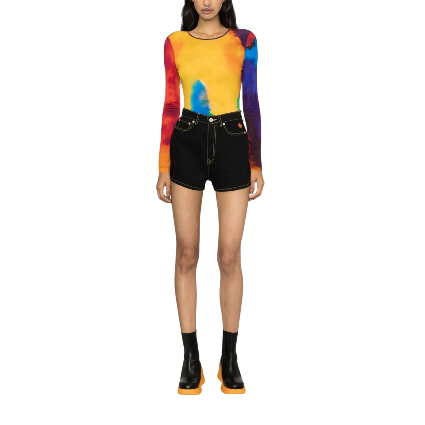Kenzo Shorts Ladies Bermuda Black