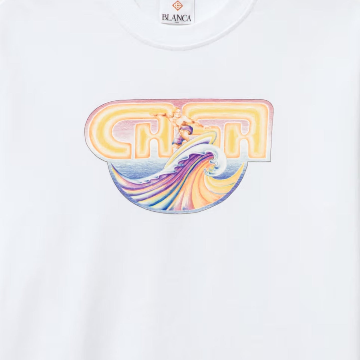Casablanca T-Shirt Casa Surf White