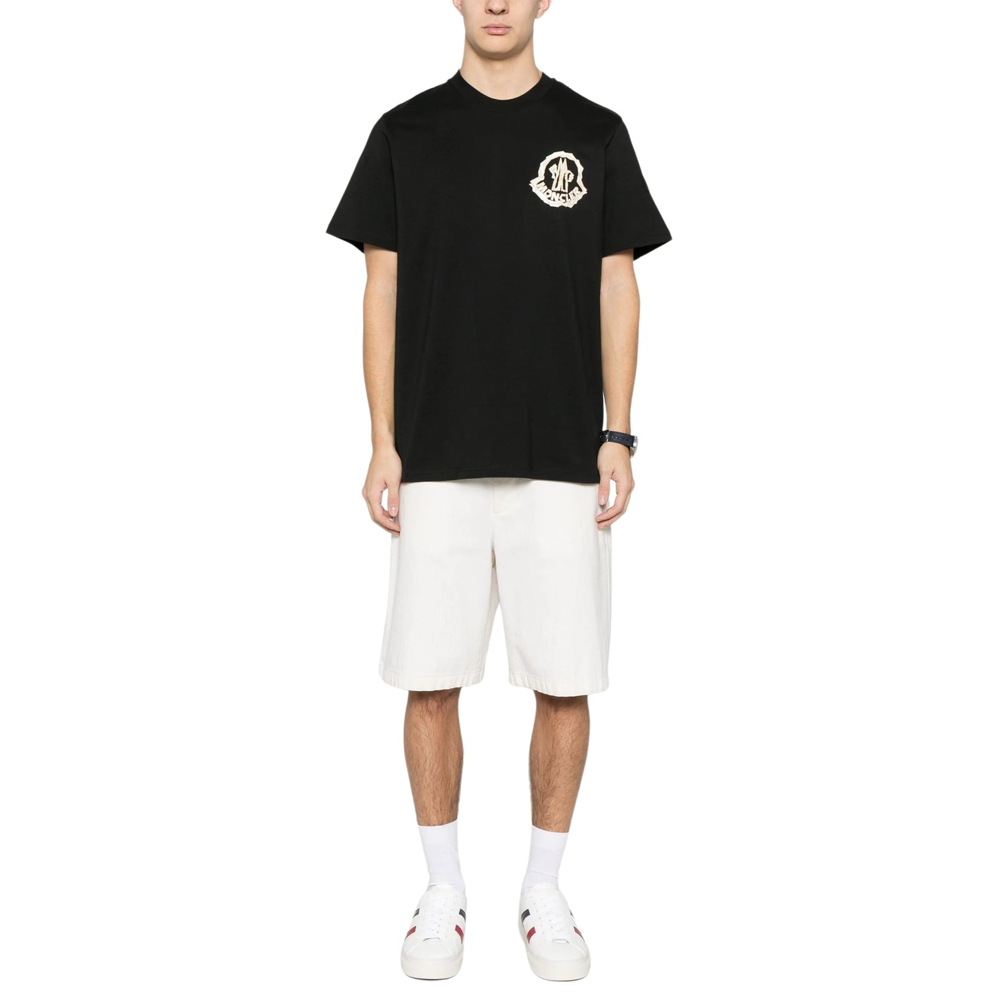 Moncler T-Shirt Logo Black