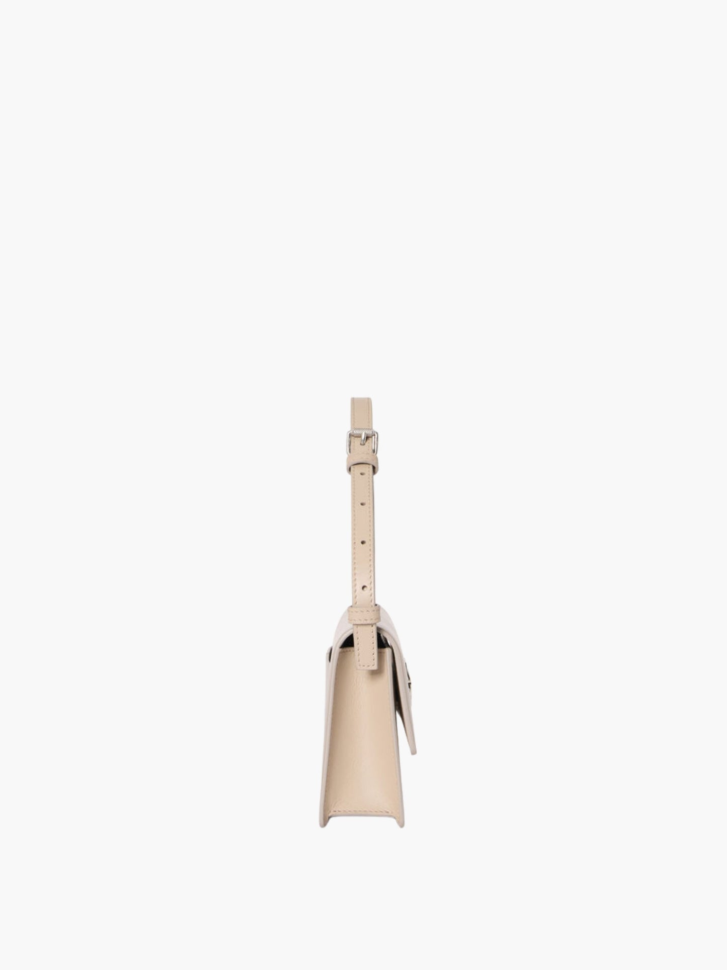 Off-White Bag Silver Logo Strap Beige