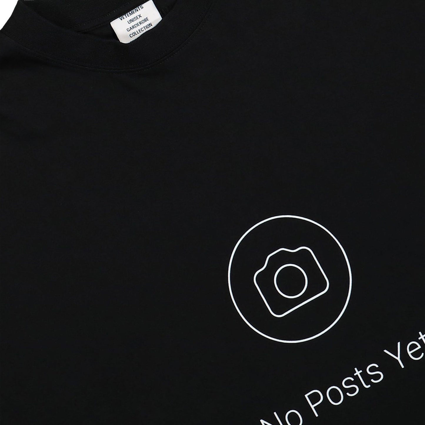 Vetements T-Shirt No Posts Regular Black
