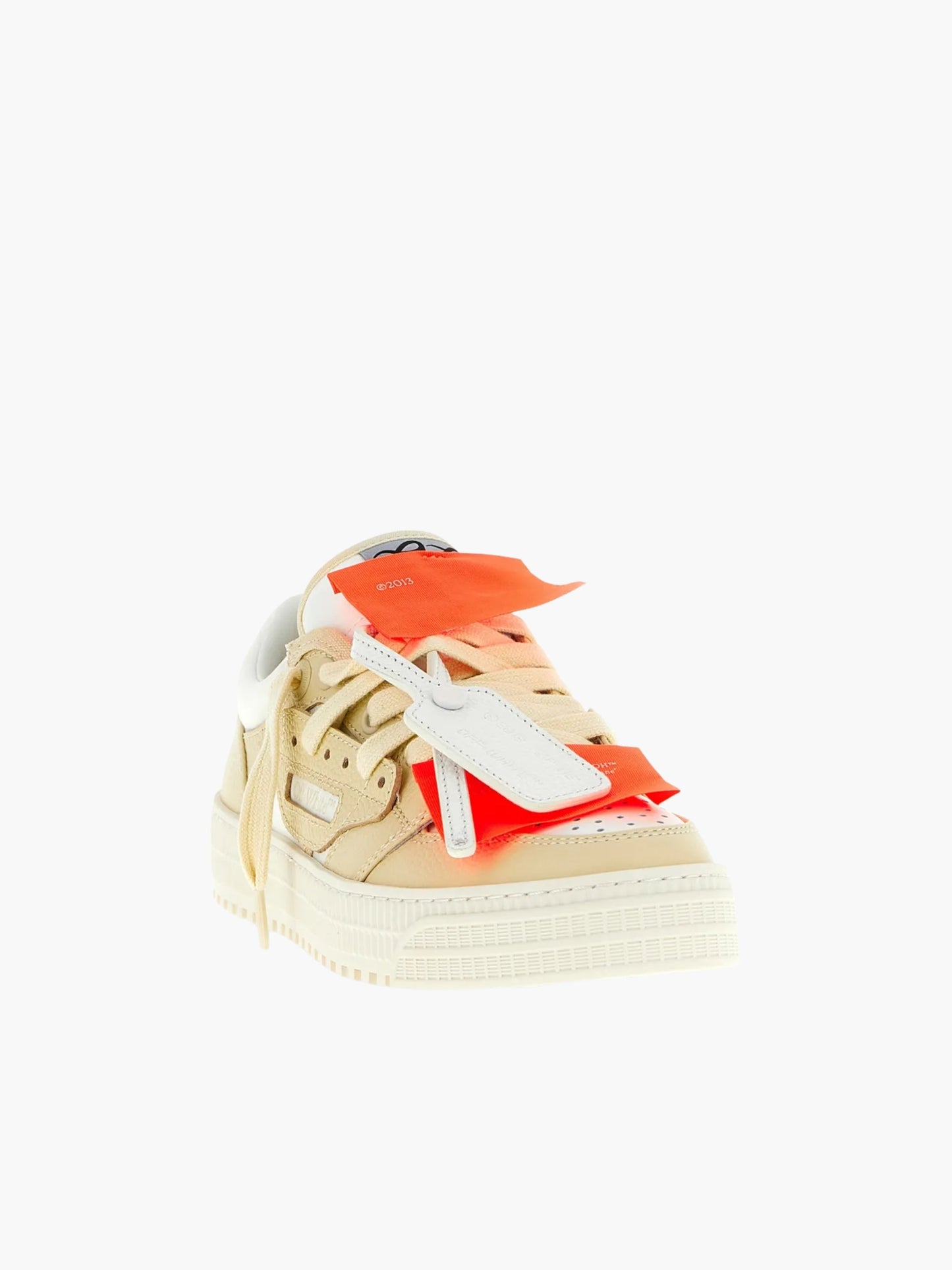 Off-white Sneakers Ows143 W-low Top Beige/White