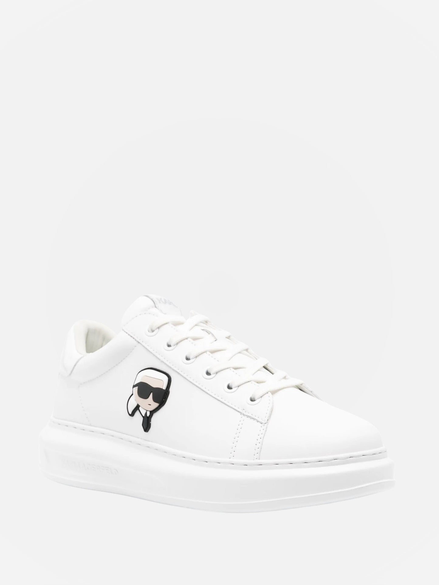 Karl Lagerfeld Kl473 Sneaker Kapri Mens Karl Nft Lo Lace White Leather / Mono
