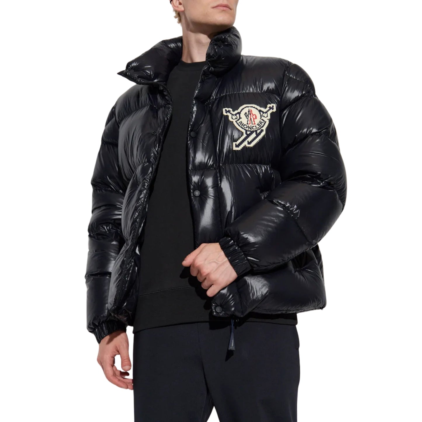 Moncler Jacket Leste Puffer Logo Black