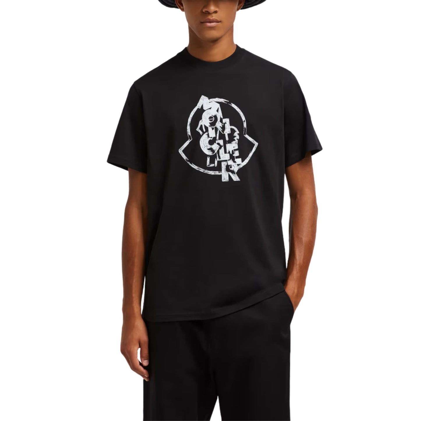 Moncler T-Shirt Logo Black