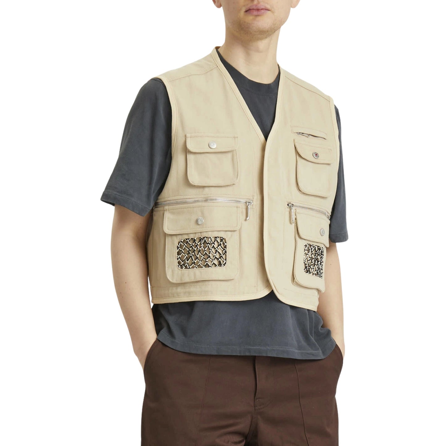 Kenzo Jacket Bomber Sleevless Beige